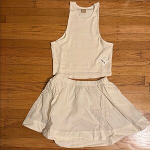 Free People Milani Tank Top and Skirt Set